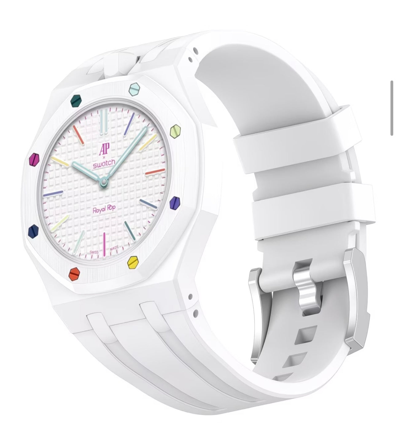 AP x Swatch HUIT BLANC