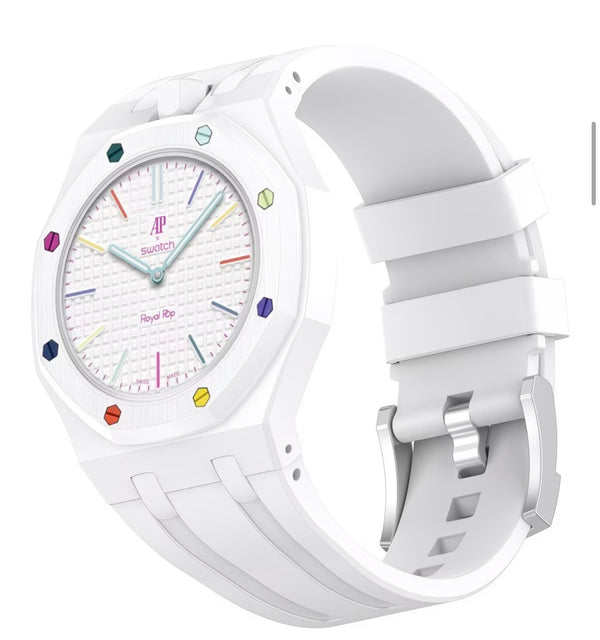 AP x Swatch HUIT BLANC
